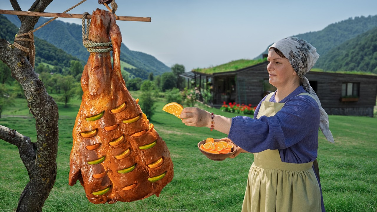 Absolutely Delicious Slow-Roasted Beef Leg inside a Traditional Oven! img