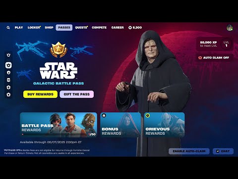 FULL Star Wars Fortnite Battle Pass..!! (Chapter 6 Season 3) img
